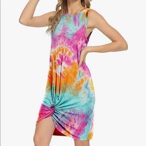 Summer Short Tshirt Dress Casual Mini Shirt Sundress.    (Brand new in package)